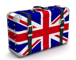 Mudanza a Reino Unido maleta